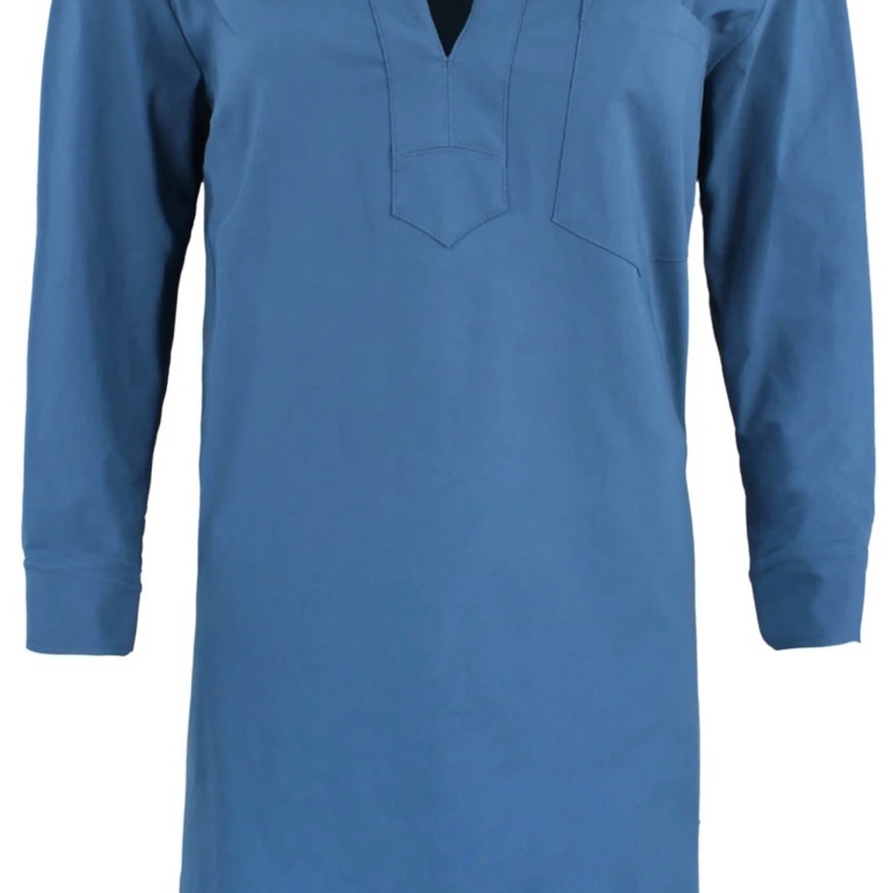 Finley Blue Long Sleeve Dress M